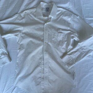 LIKE NEW Brooks Brothers Regent-fit Dress Shirt, 15.5 - 33, White